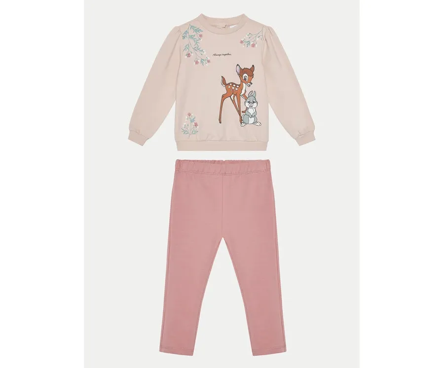 obrazek 1 OVS Komplet bluza i legginsy 2130788 Różowy Regular Fit