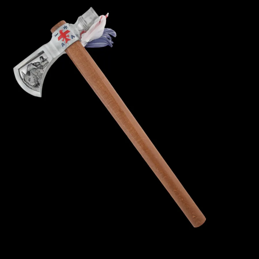 obrazek 2 Stylowy indiański tomahawk z bizonem