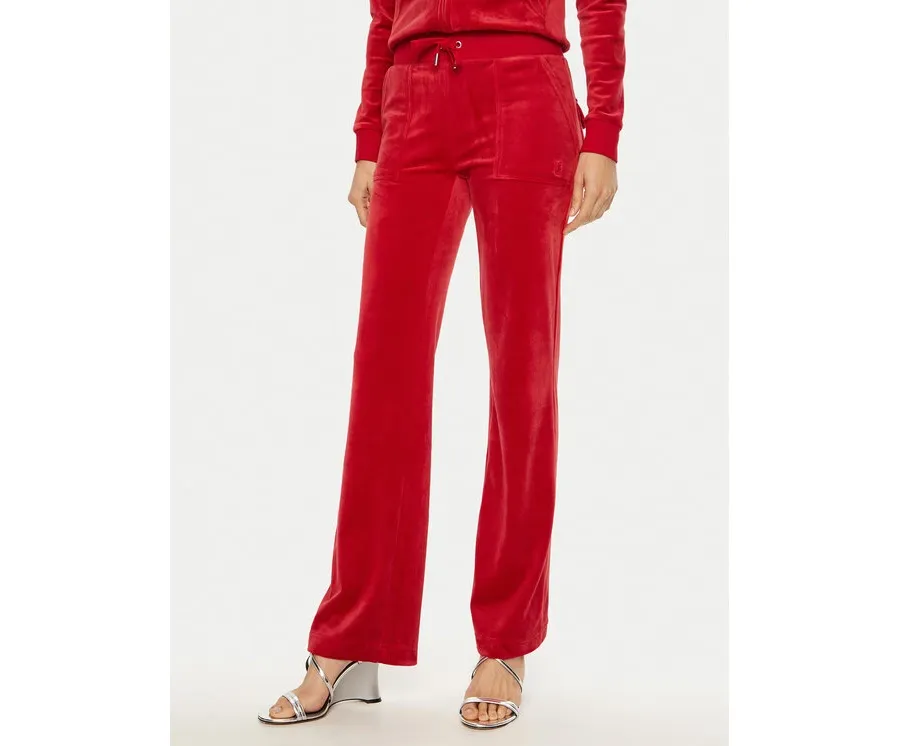 obrazek 1 Juicy Couture Spodnie dresowe Del Ray JCAP180 Czerwony Regular Fit