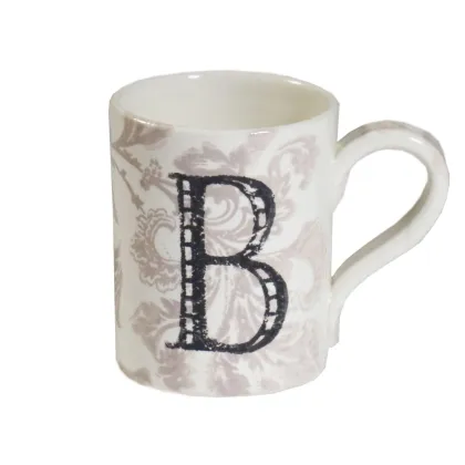 Picture Luxurious mug with the letter B - Virginia Casa
