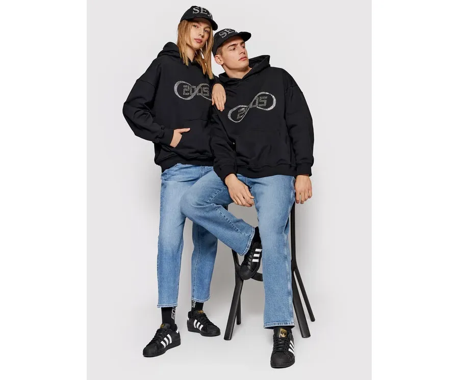 obrazek 1 2005 Bluza Unisex Forever Czarny Regular Fit