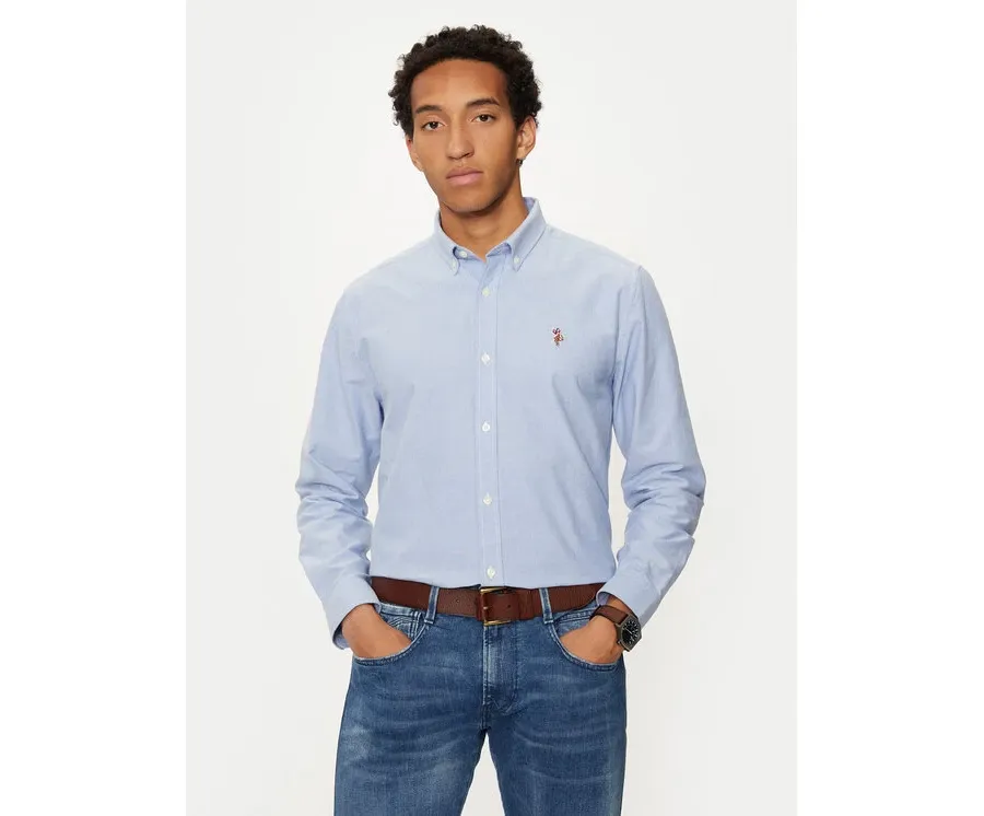 obrazek 1 U.S. Polo Assn. Koszula MUP3247 Błękitny Slim Fit