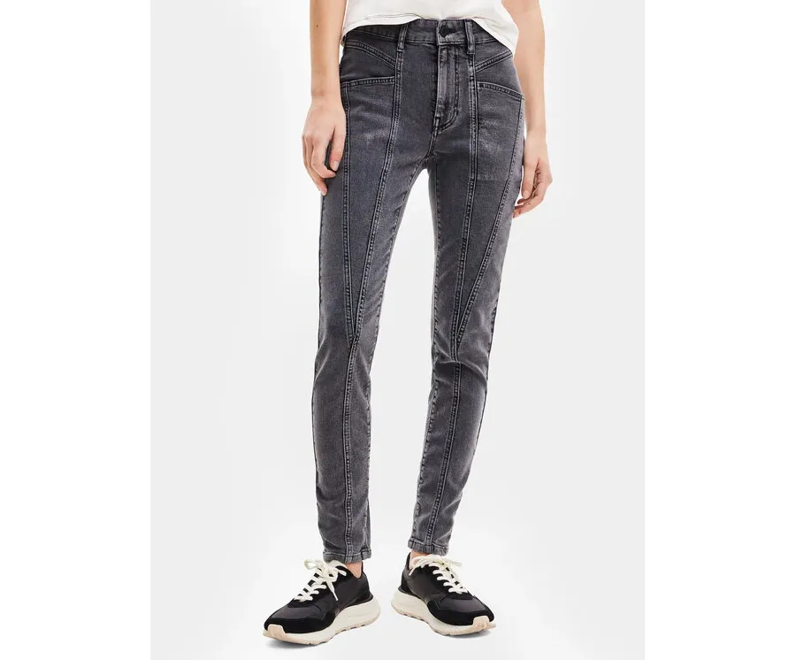 obrazek 1 Desigual Jeansy 23WWDD91 Szary Slim Fit