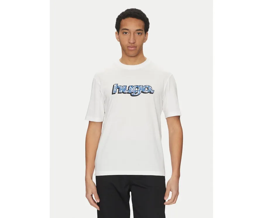 obrazek 1 HUGO T-Shirt Nugibol 50542932 Biały Regular Fit