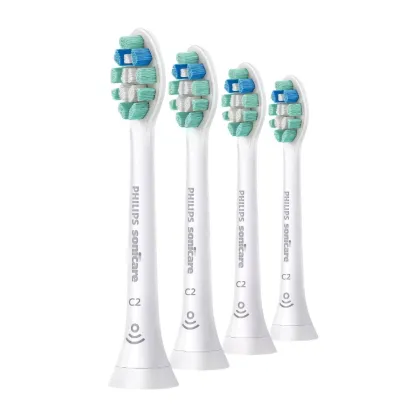Zdjęcie Philips Sonicare C2 Optimal Plaque Defence HX9024/10 Końcówki białe, 4 szt.