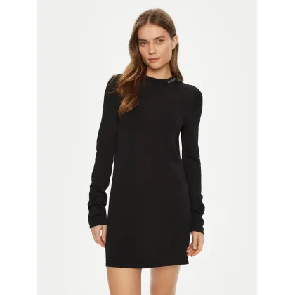 Zdjęcie Calvin Klein Jeans Sukienka codzienna Smooth J20J224831 Czarny Slim Fit
