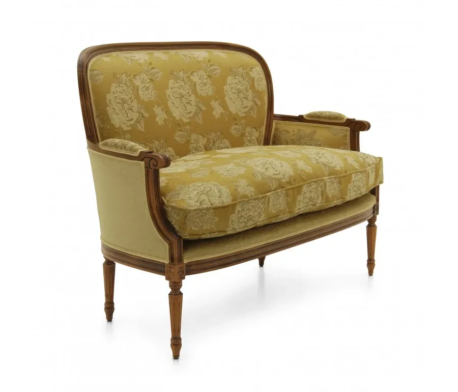 obrazek 2 Elegancka sofa w stylu Ludwika XVI o strukturze drewna bukowego - Sevensedie