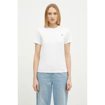Zdjęcie Maison Kitsuné t-shirt bawełniany Baby Fox Patch Regular Tee Shirt damski kolor biały MW00110KJ0008