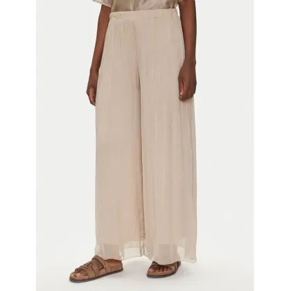 Zdjęcie Bomboogie Spodnie palazzo PW8992TSET5 Beżowy Relaxed Fit