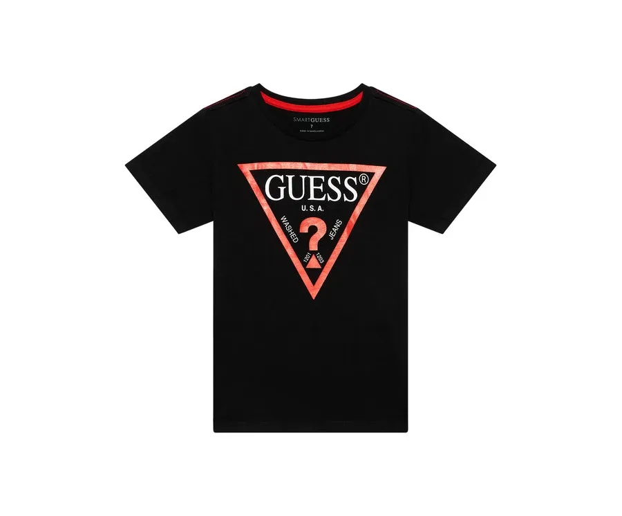 obrazek 1 Guess T-Shirt N73I55 K8HM0 Czarny Regular Fit