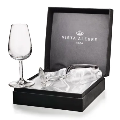 Picture Luxurious box with two wine goblets from the unique Álvaro Siza collection - Vista Alegre