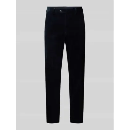 Zdjęcie Spodnie do garnituru z prostą nogawką i kieszeniami z tyłu