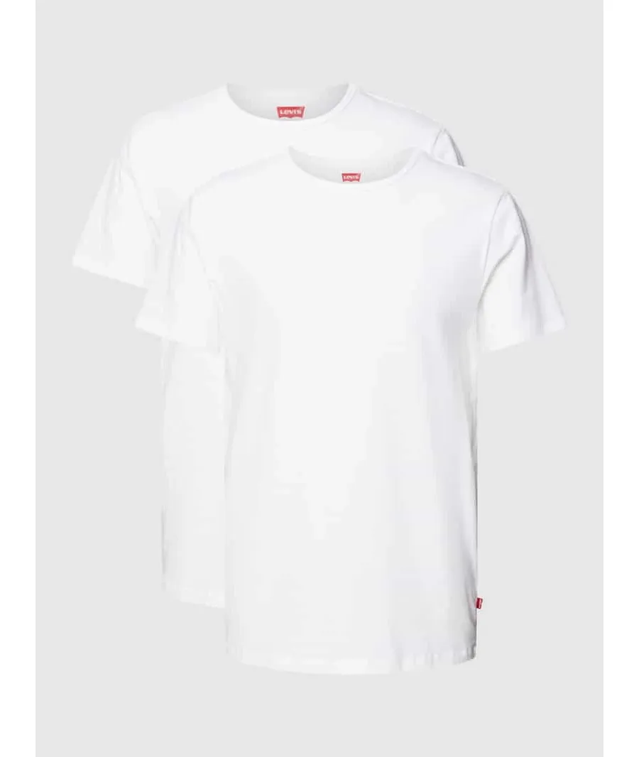 obrazek 1 T-shirt z detalem z logo w zestawie 2 szt.
