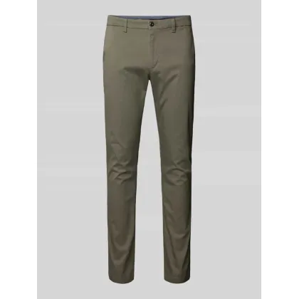 Zdjęcie Chinosy o kroju slim fit zapinane na guzik i zamek błyskawiczny model ‘BLEECKER’