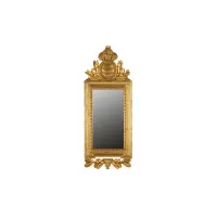 Zdjęcie Prostokątne lustro z dekoracyjną ramą