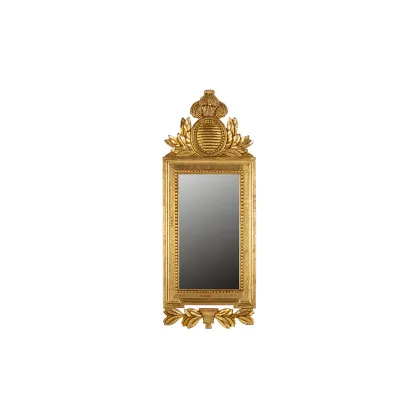 Zdjęcie Prostokątne lustro z dekoracyjną ramą