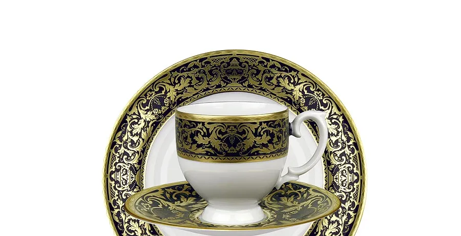 obrazek 1 Filiżanka porcelanowa ze spodkiem