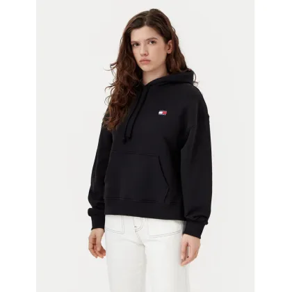 Zdjęcie Tommy Jeans Bluza Badge DW0DW19414 Czarny Boxy Fit