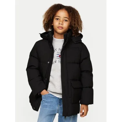 Zdjęcie Tommy Hilfiger Kurtka puchowa KB0KB09401 Czarny Regular Fit