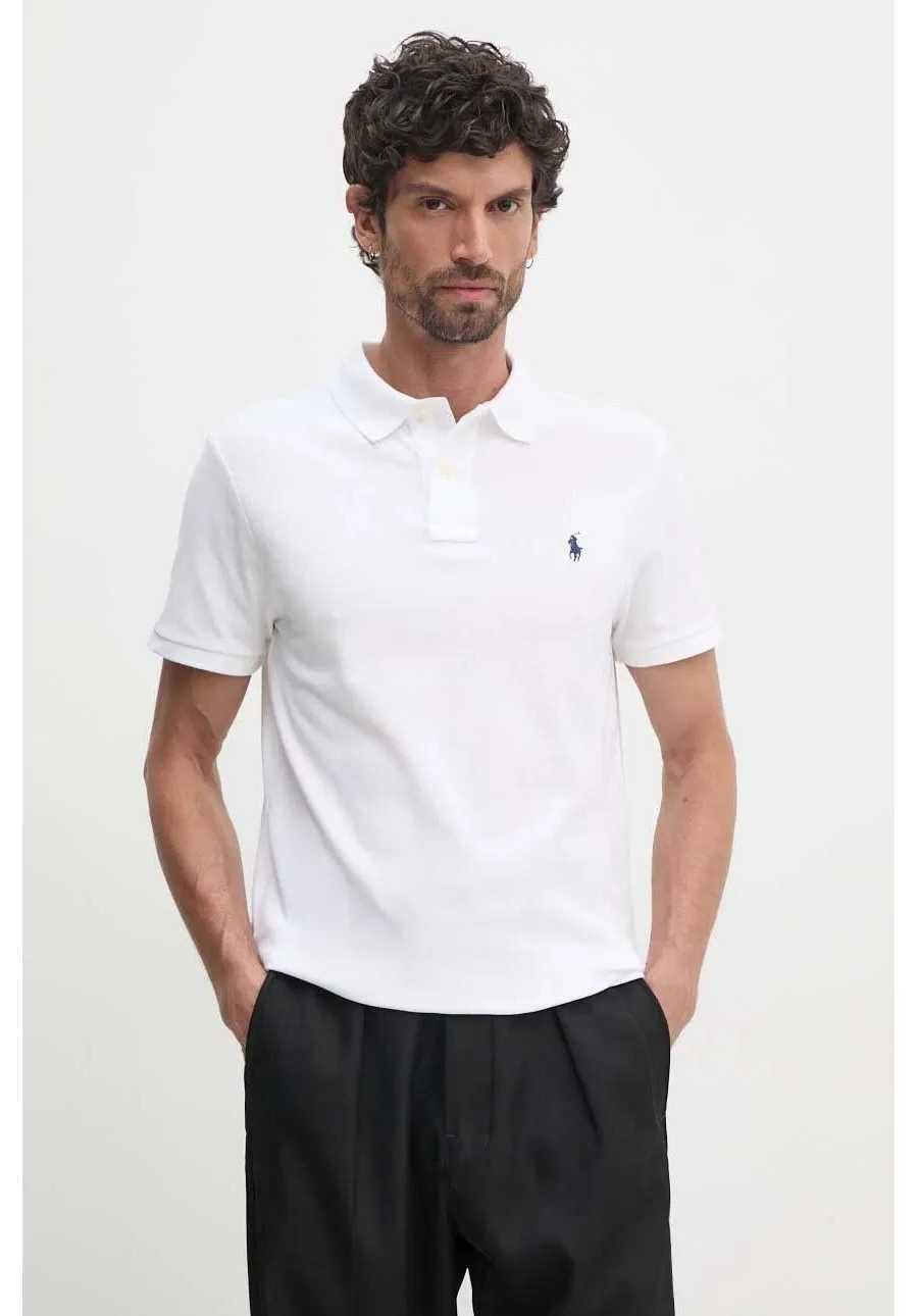 obrazek 1 Polo Ralph Lauren polo bawełniane kolor biały melanżowy 710666998