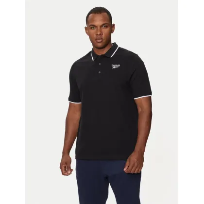 Zdjęcie Reebok Polo Identity Small Logo Polo 100073035 Czarny Regular Fit