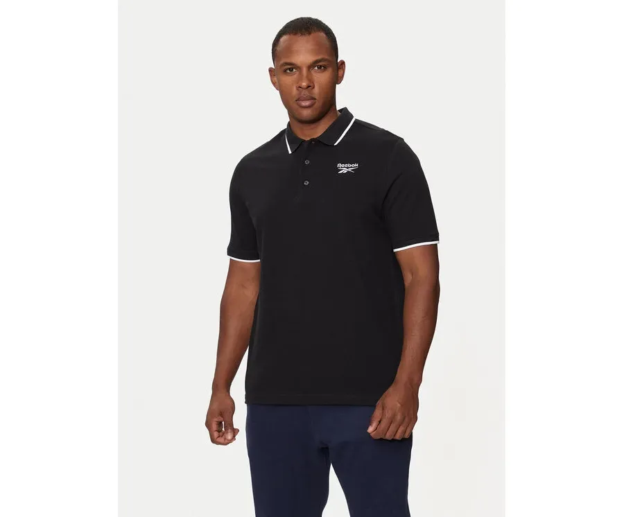 obrazek 1 Reebok Polo Identity Small Logo Polo 100073035 Czarny Regular Fit