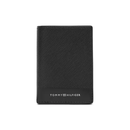 Zdjęcie Tommy Hilfiger Duży Portfel Męski Th Foundation Bifold AM0AM13511 Czarny