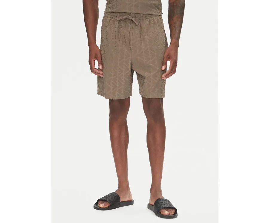 obrazek 1 Emporio Armani Szorty sportowe EM000695 AF12362 U6189 Brązowy Regular Fit