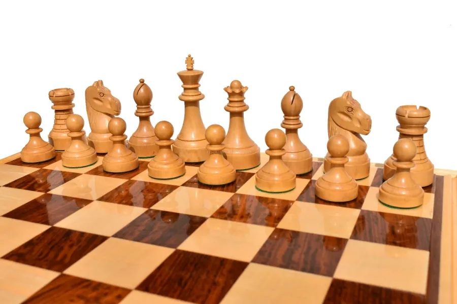 obrazek 6 Luksusowy drewniany zestaw szachowy - The Chess Empire