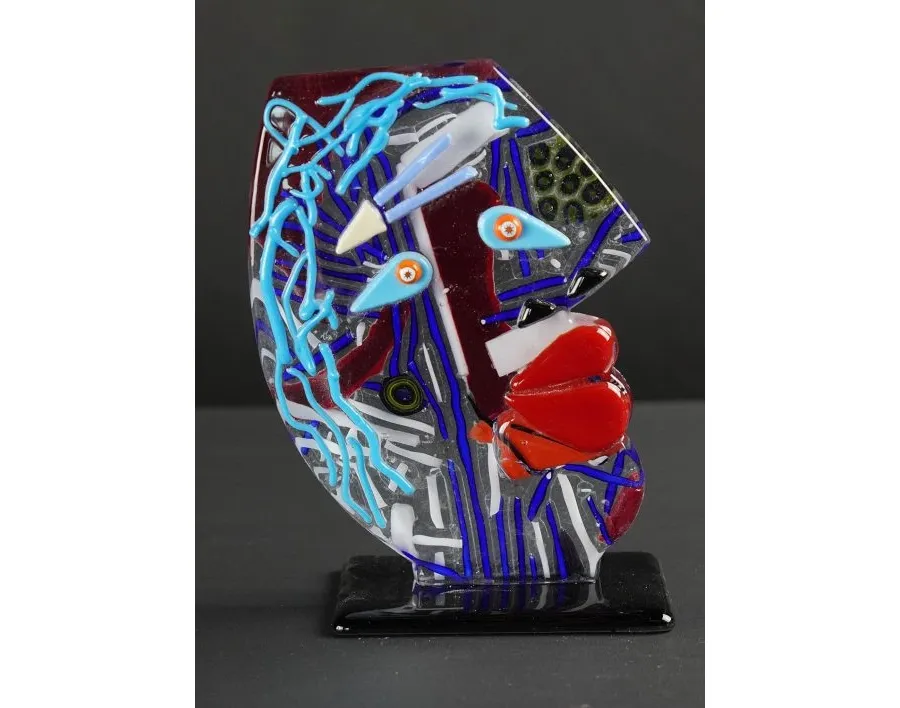 obrazek 1 Ciekawa rzeźba Picasso Pop Art Abstrakcyjne szkło Murano