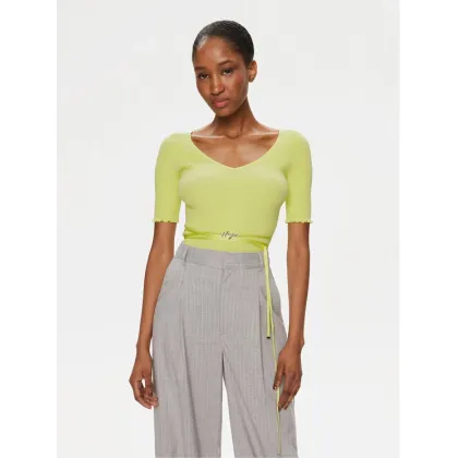 Zdjęcie Hugo Bluzka Simble 50514288 Żółty Slim Fit HUGO