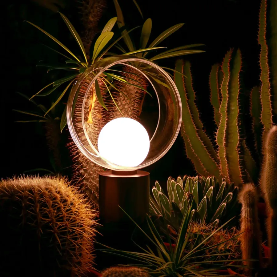 obrazek 2 Włoska brązowa lampa Cosmit na biurko
