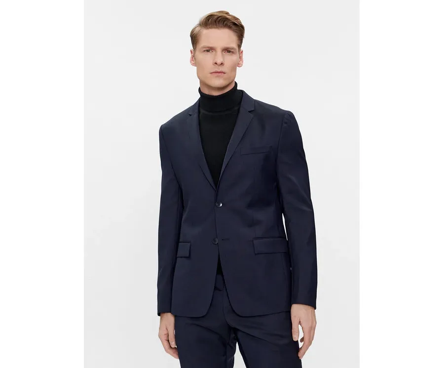 obrazek 1 Calvin Klein Marynarka K10K112291 Granatowy Slim Fit