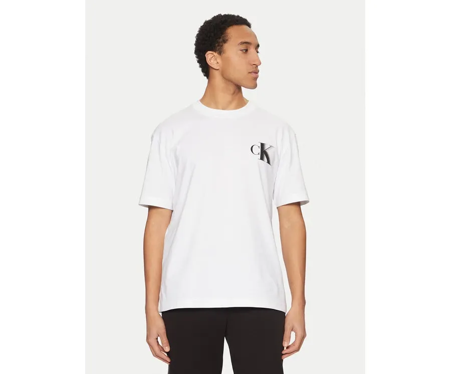 obrazek 1 Calvin Klein Jeans T-Shirt J30J327475 Biały Regular Fit