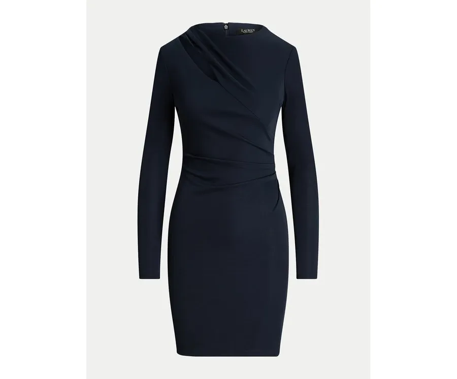 obrazek 1 Lauren Ralph Lauren Sukienka koktajlowa 253926430003 Granatowy Slim Fit LAUREN RALPH LAUREN