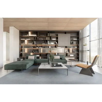 Zdjęcie Rewelacyjny stolik kawowy z drewnianym blatem w stylu minimalistycznym