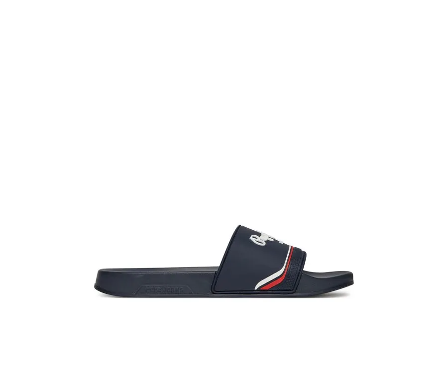 obrazek 1 Pepe Jeans Klapki Slider Origin M PMS70160 Granatowy