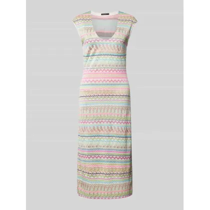 Zdjęcie Sukienka midi ze wzorem na całej powierzchni