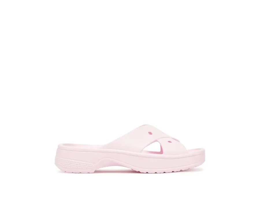 obrazek 1 Crocs Klapki Cross Strap 210840 Różowy