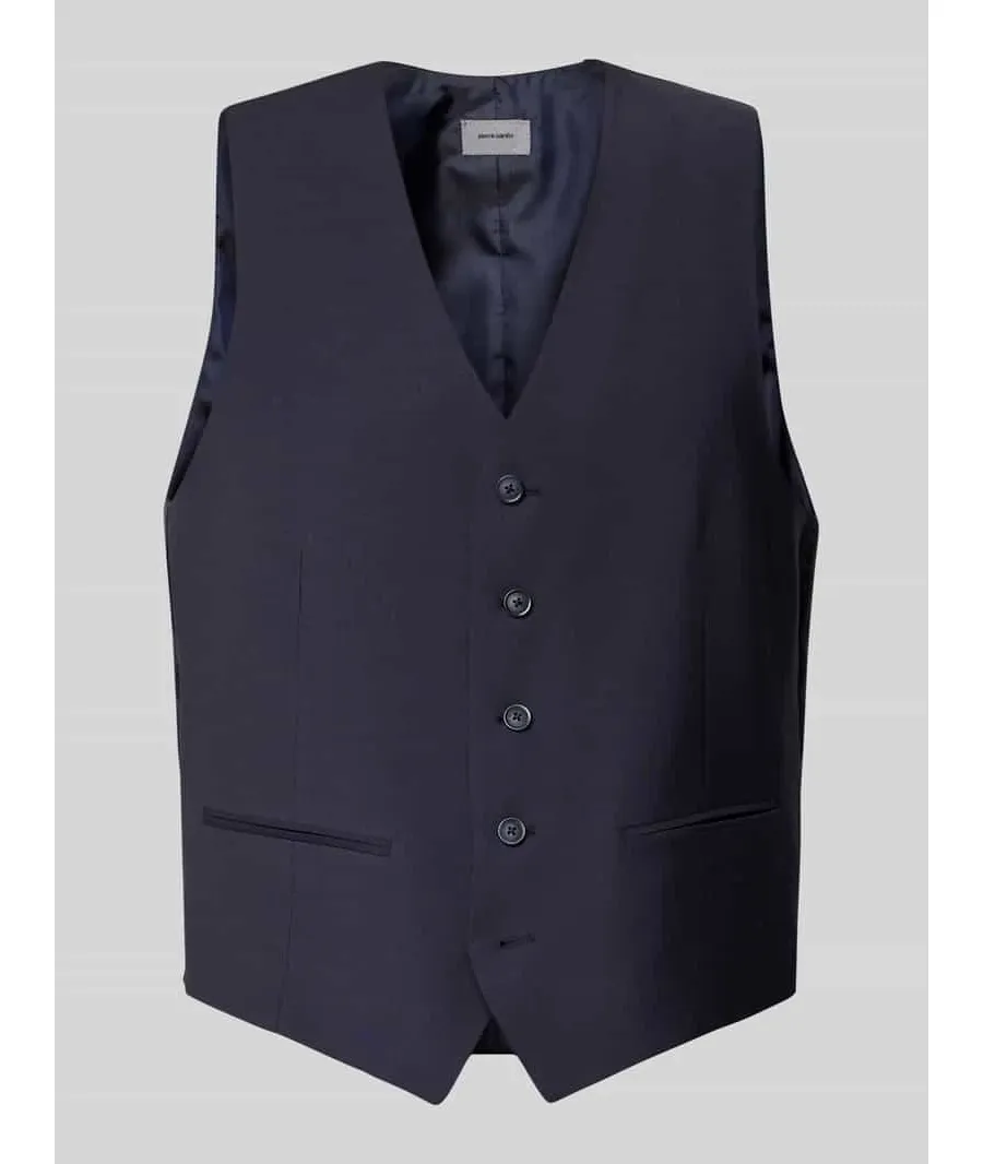 obrazek 1 Kamizelka o kroju regular fit z mieszanki żywej wełny model ‘HUGO’