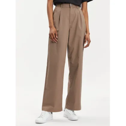 Zdjęcie Converse Spodnie materiałowe 10026054-A02 Beżowy Wide Leg