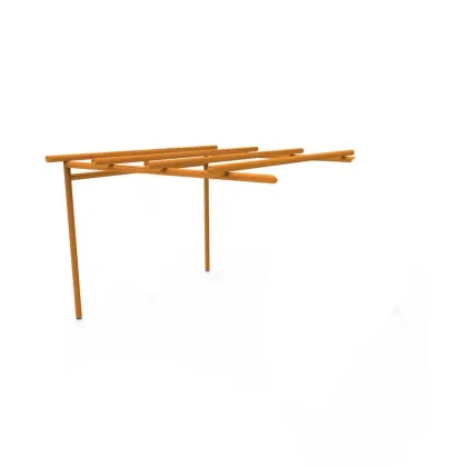 Picture Stylish double extension of the Nagi pergola 359×300 cm