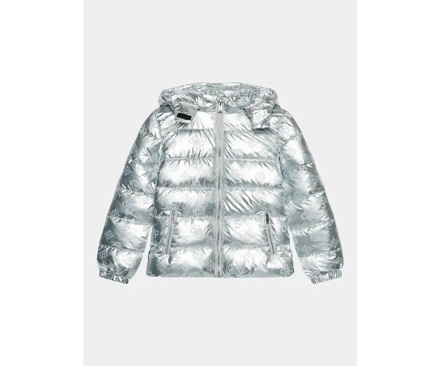 obrazek 1 Guess Kurtka zimowa J3BL06 WBVE0 Srebrny Regular Fit