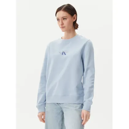 Zdjęcie Calvin Klein Jeans Bluza Gradient Monologo J20J225360 Błękitny Regular Fit