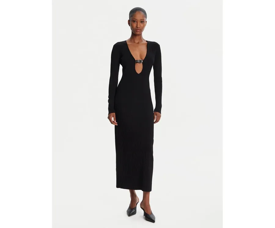 obrazek 1 STAUD Sukienka koktajlowa Murphy R25R2135VN Czarny Slim Fit