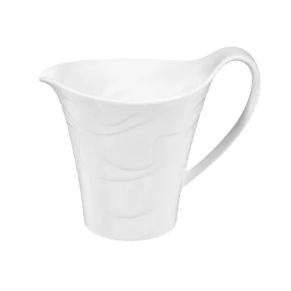 Zdjęcie Piękny porcelanowy dzbanuszek do mleka z reliefowym zdobieniem - Seltmann Weiden