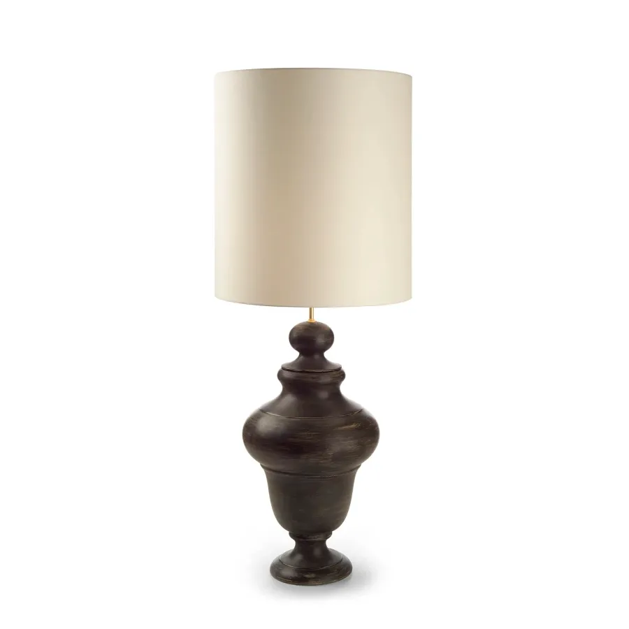 obrazek 1 Ceramiczna lampa stołowa H.69xL.35xP35 cm