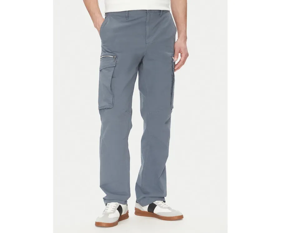 obrazek 1 Michael Kors Spodnie materiałowe CS5304LHBY Niebieski Straight Leg