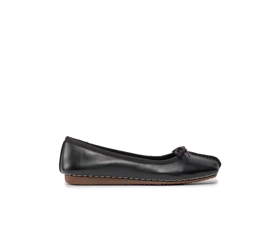 obrazek 1 Clarks Baleriny Freckle Ice 203529294 Czarny