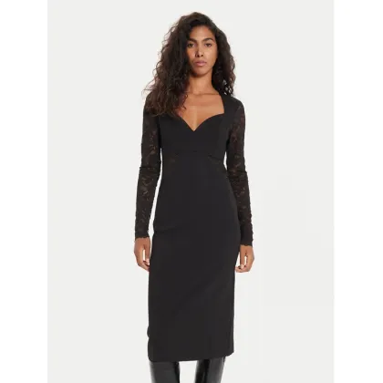 Zdjęcie TWINSET Sukienka koktajlowa 241TP2341 Czarny Slim Fit